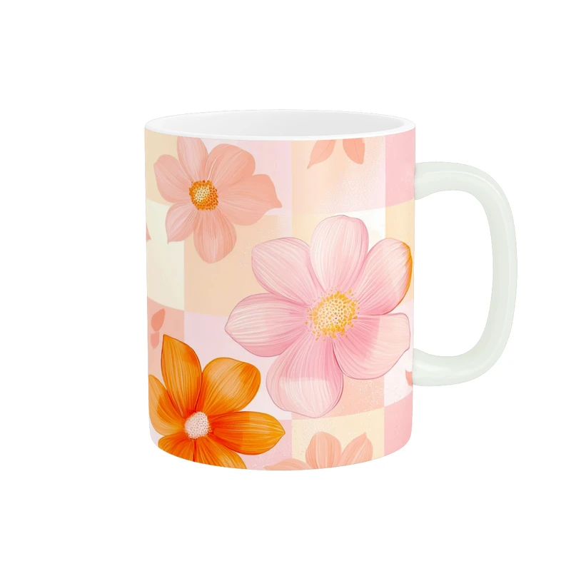 ماگ پاد آفرین طرح گل کد 3707