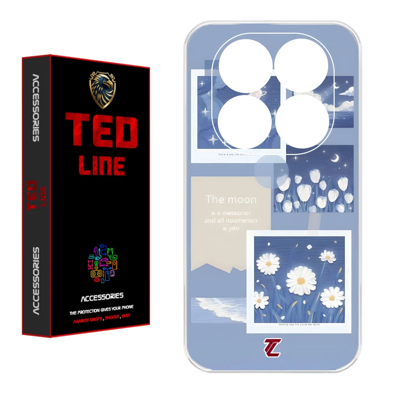 کاور تدلاین طرح بابونه کد 1203 مناسب برای گوشی موبایل شیائومی Redmi Note 14 Pro Plus 5G