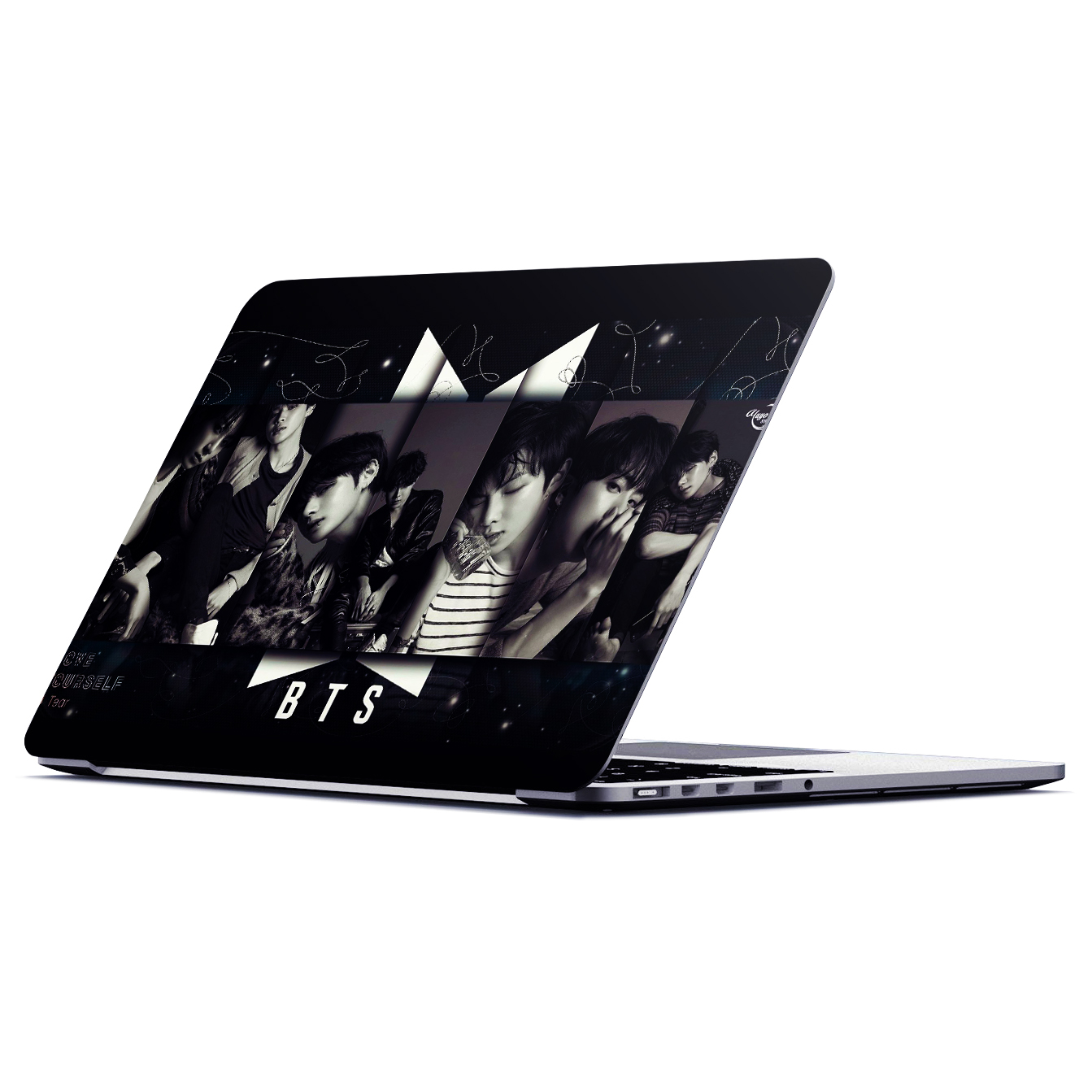 استیکر لپ تاپ ماسا دیزاین طرح BTS مدل MASA0020 مناسب برای لپ تاپ 15.6 اینچی