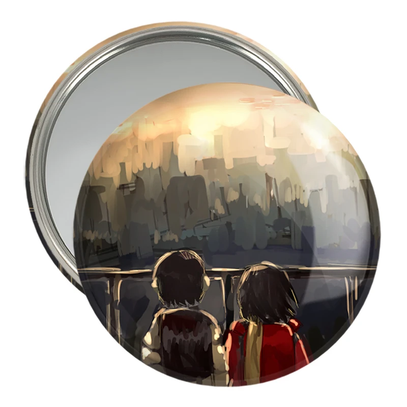 آینه جیبی خندالو مدل ساتورو و کایو انیمه اریزد کد 32202