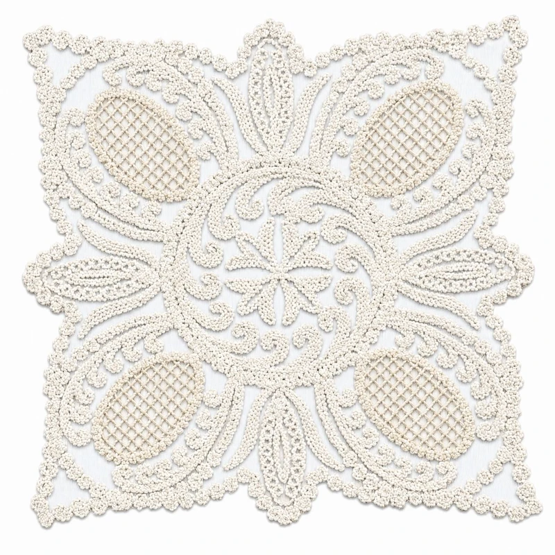رومیزی مدل صدف سایز 35x35 سانتی‌متر