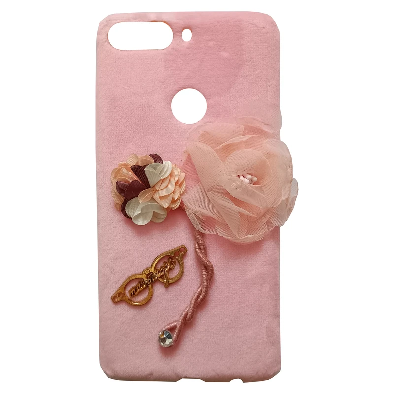  کاور مدل عروسکی کد 4-0 طرح گل مناسب برای گوشی موبایل هوآوی Y6 Prime 2018/Y6 2018