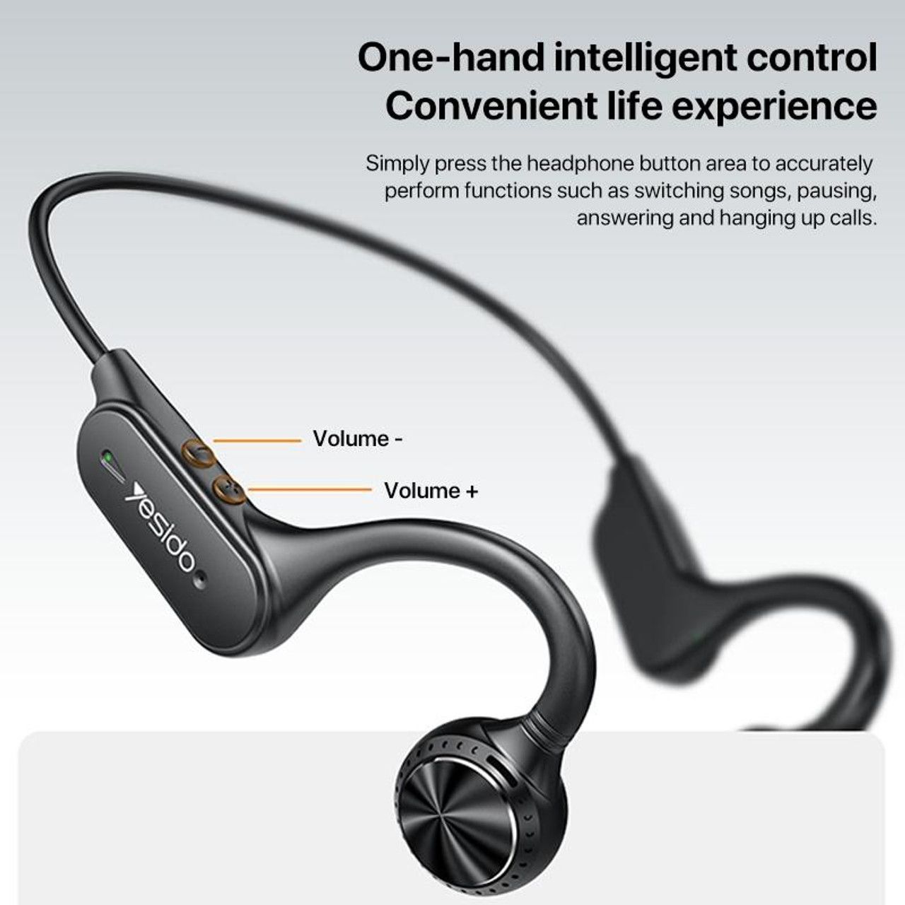 هدفون بلوتوثی یسیدو مدل BONE CONDUCTION YSP12 -  - 6