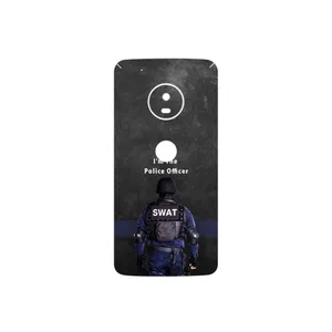 MAHOOT Police Officer Cover Sticker for Motorola Moto G5 Plus