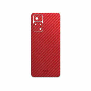 MAHOOT Red-Fiber Cover Sticker for Xiaomi Poco M4 Pro 5G