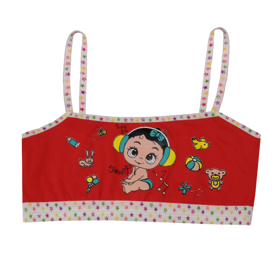 نیم تنه دخترانه طرح baby رنگ قرمز