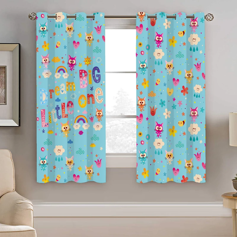 پرده نیروانا طرح کودک مدل مخمل کد 4415 سایز 140×200 سانتی متر