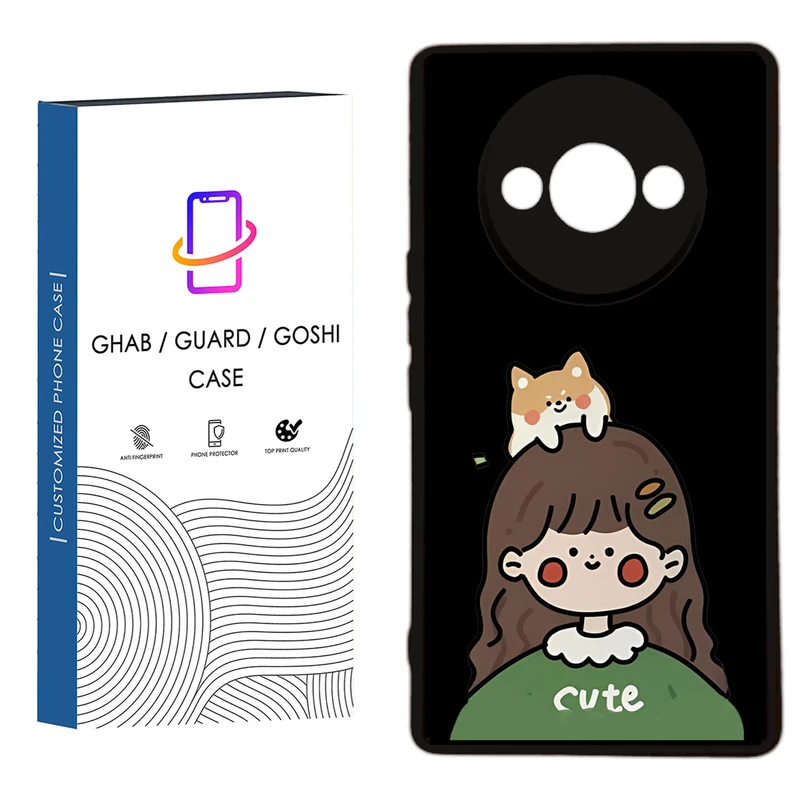 کاور قاب گارد گوشی طرح دخترانه کد 51 - TPU مناسب برای گوشی موبایل  شیائومی  Redmi A3