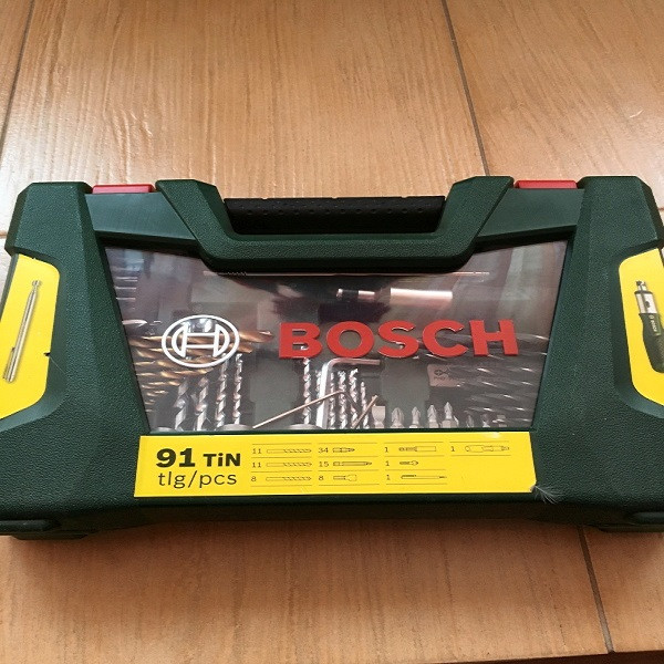 مته و سر پیچ گوشتی بوش مدل 91 TIN مجموعه 91 عددی مته و سر پیچ گوشتی بوش مدل 91 TIN مجموعه 91 عددی