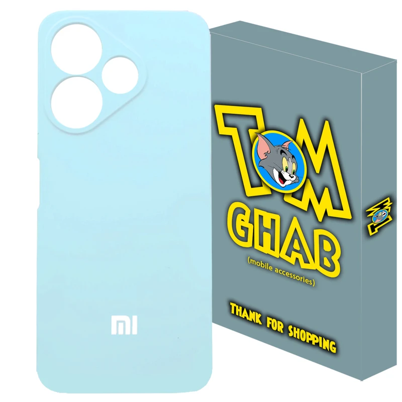 کاور تام قاب مدل سیلیکونی پاک کنی مناسب برای گوشی موبایل شیائومی Redmi 13 4G / 13x