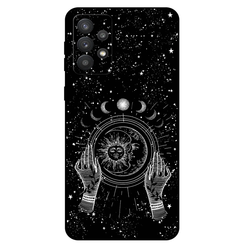 کاور مگافون طرح ماه و خورشید مدل 1892 مناسب برای گوشی موبایل سامسونگ Galaxy A52 4G / A52 5G 