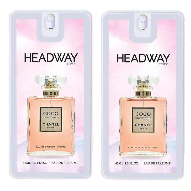 عطر جیبی زنانه هدوی مدل کوکو شنل حجم 45 میلی لیتر مجموعه 2 عددی عطر جیبی زنانه هدوی مدل کوکو شنل حجم 45 میلی لیتر مجموعه 2 عددی
