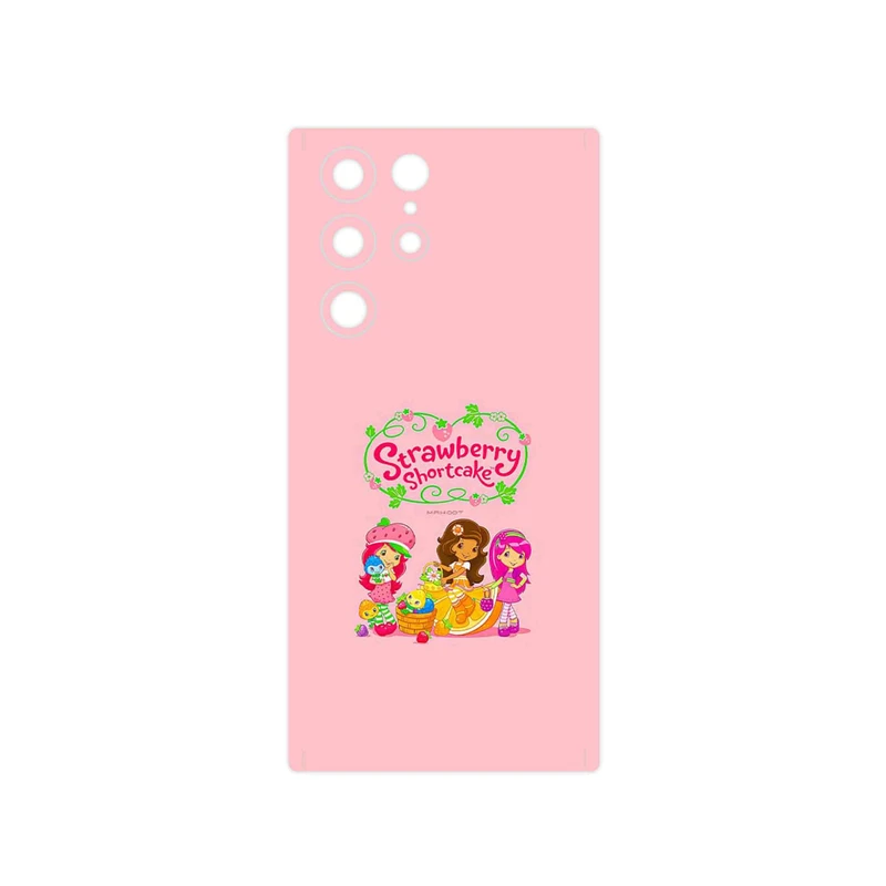 برچسب پوششی ماهوت مدل Strawberry Shortcake مناسب برای گوشی موبایل سامسونگ Galaxy S22 Ultra 5G