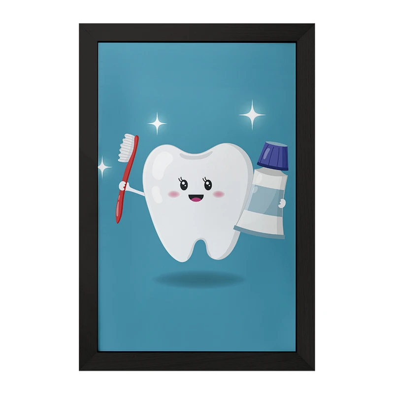 تابلو خندالو مدل دندان و دندان پزشکی کودکانه کد 36746