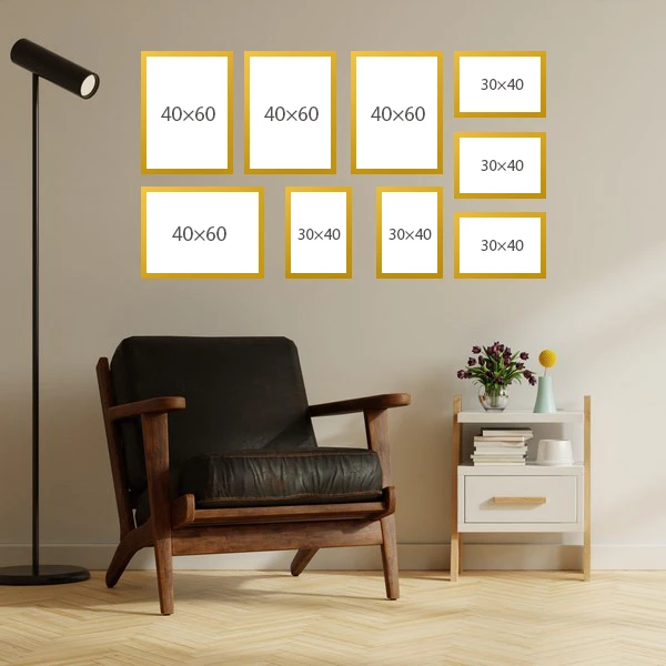 قاب عکس بکلیت مدل 215T مجموعه نه عددی 