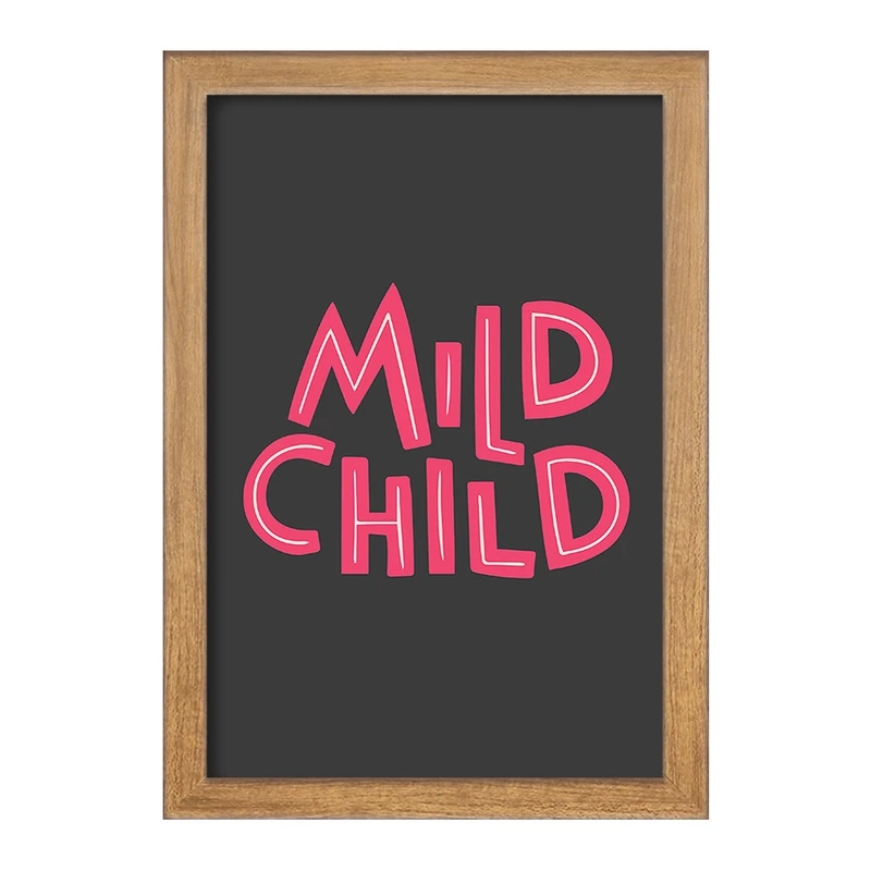 تابلو خندالو مدل Mild Child کد F11466
