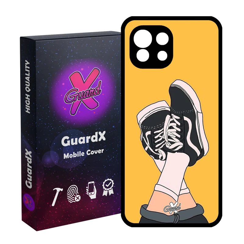 کاور گارد ایکس طرح Shoes مدل Glass10051 مناسب برای گوشی موبایل شیائومی Mi 11 Lite