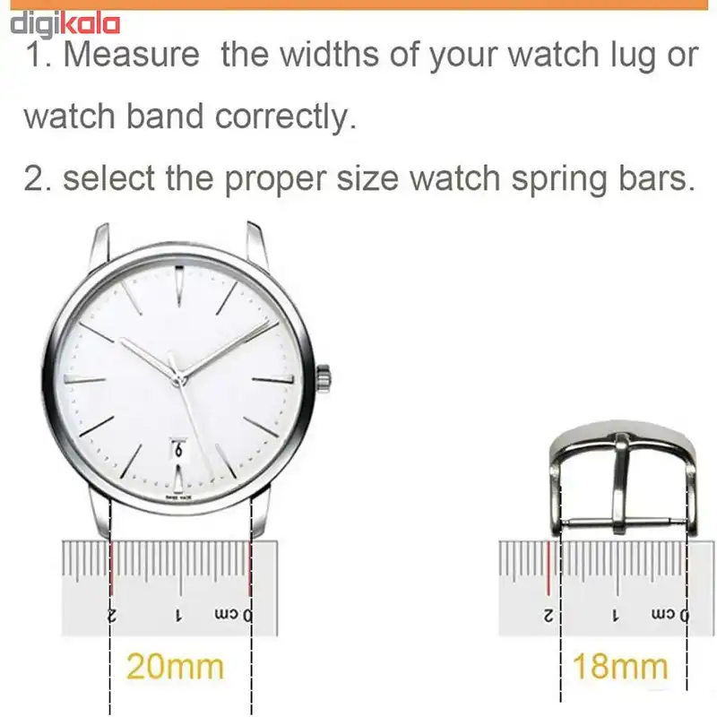 پین بند ساعت مچی مدل DW 22 به همراه ابزار کوتاه کننده بند