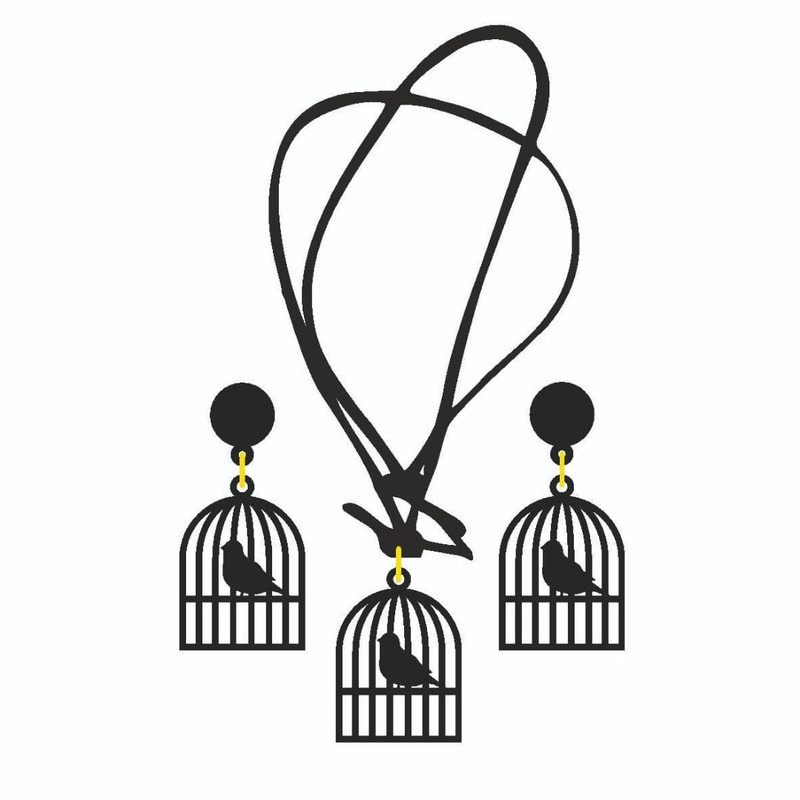 نیم ست دخترانه مدل مرغ آمین