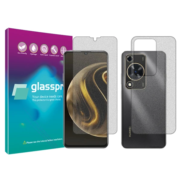 محافظ صفحه نمایش مات گلس پرو مدل Resistant‌ مناسب برای گوشی موبایل هوآوی  Nova Y72 به همراه محافظ پشت گوشی