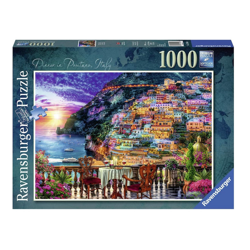 پازل 1000 تکه راونزبرگر مدل Dinner in Positano کد 15263