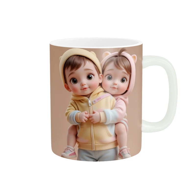 ماگ پاد آفرین طرح خواهر برادر کد 6182