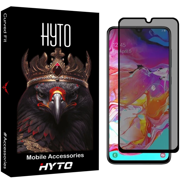 محافظ صفحه نمایش حریم شخصی هیتو مدل MysteryView مناسب برای گوشی موبایل سامسونگ Galaxy A70 / A70s