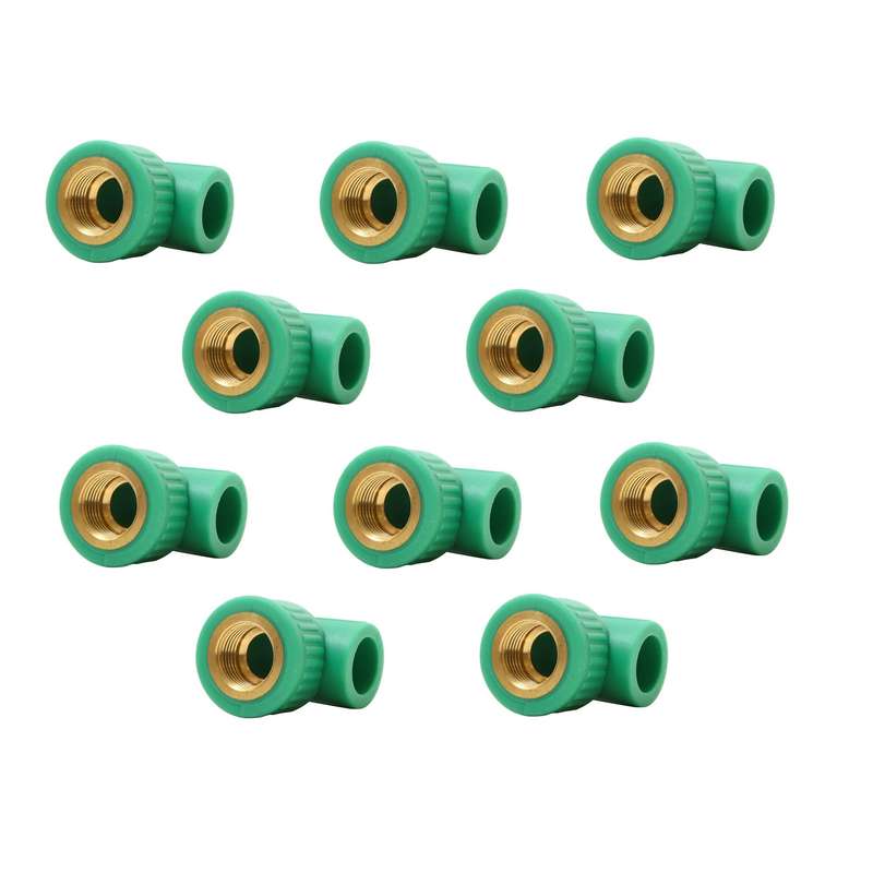 اتصال زانویی مدل یکسردنده 25 * 3/4 بسته 10 عددی اتصال زانویی مدل یکسردنده 25 * 3/4 بسته 10 عددی