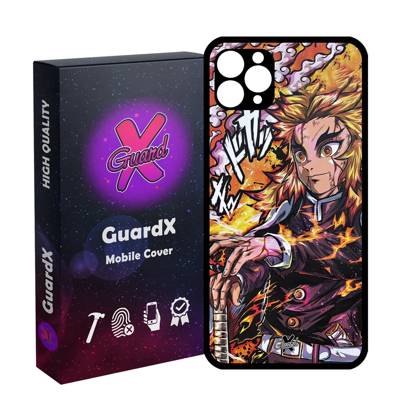 کاور گارد ایکس طرح شیطان کش انیمه مدل Glass10587 مناسب برای گوشی موبایل اپل iPhone 11 Pro Max