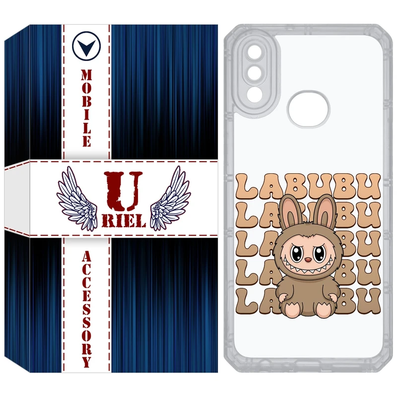 کاور یوریل مدل Clear کد 134 طرح لبوبو Labubu مناسب برای گوشی موبایل سامسونگ Galaxy A10S / M10S