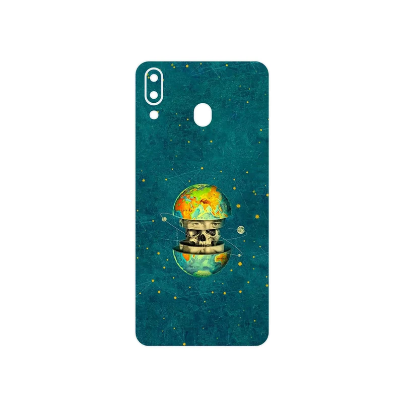 برچسب پوششی ماهوت مدل Collage of Earth Face مناسب برای گوشی موبایل سامسونگ Galaxy M20