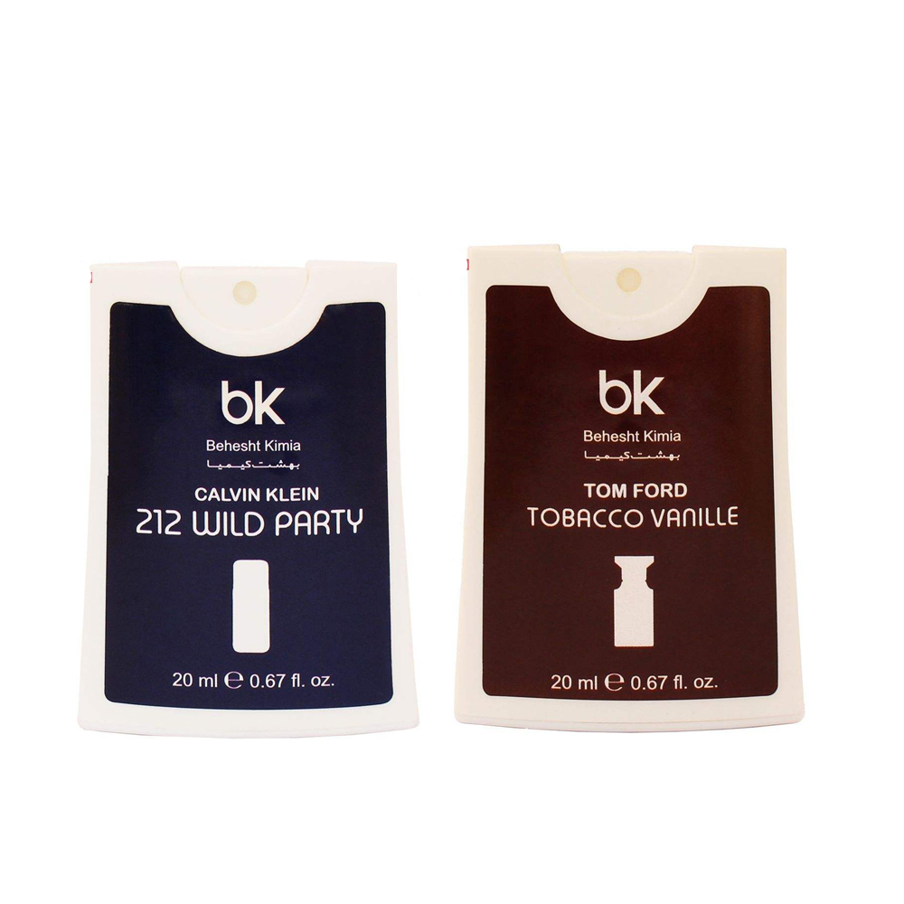 عطر جیبی بی کی مدل تام فورد و وایلد حجم 20 میلی لیتر مجموعه 2 عددی