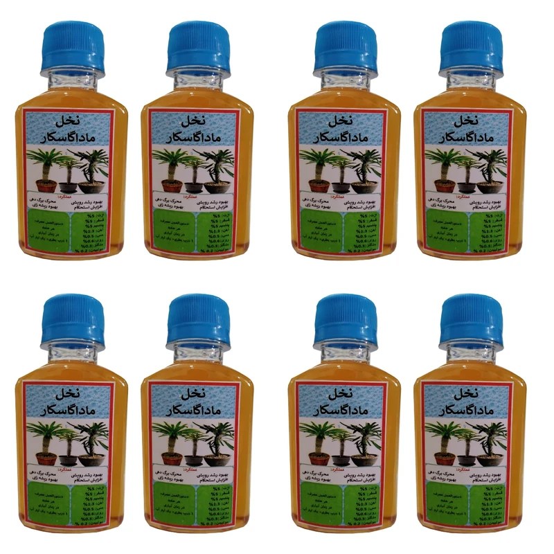کود مایع مخصوص نخل ماداگاسکار کد  Pak  حجم 120 میلی لیتر بسته 8 عددی
