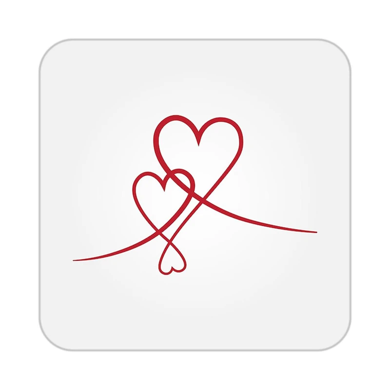 زیر لیوانی کاکتی طرح عاشقانه مدل mp40762