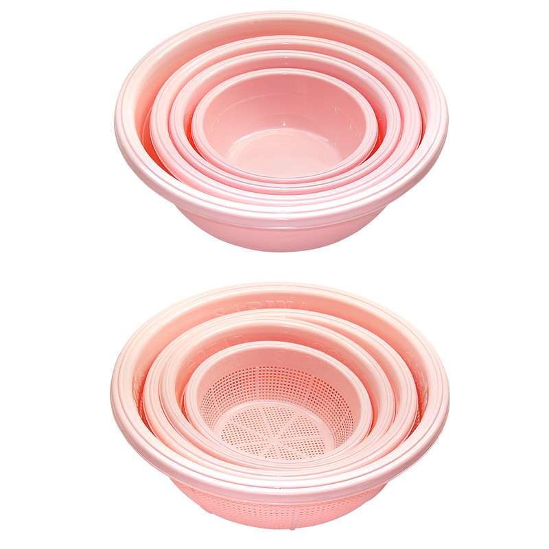 ست لگن و آبکش 8 پارچه مدل 001