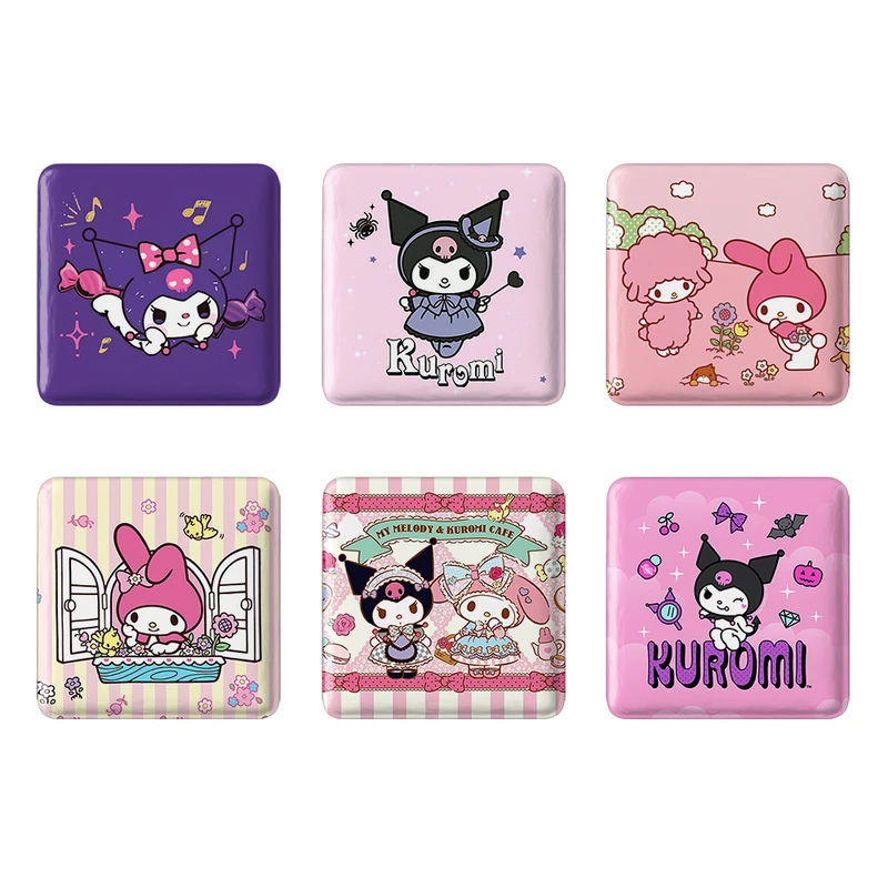 مگنت خندالو طرح کورومی Kuromi کد 1715B مجموعه 6 عددی