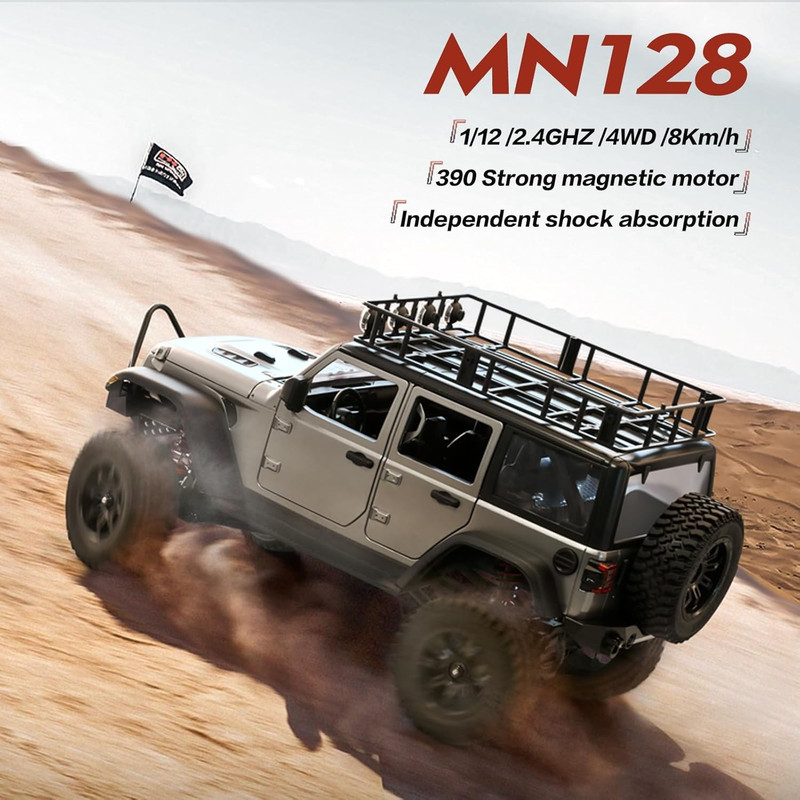 ماشین بازی کنترلی مدل جیپ آفرود طرح 4x4 Jeep کد MN-128