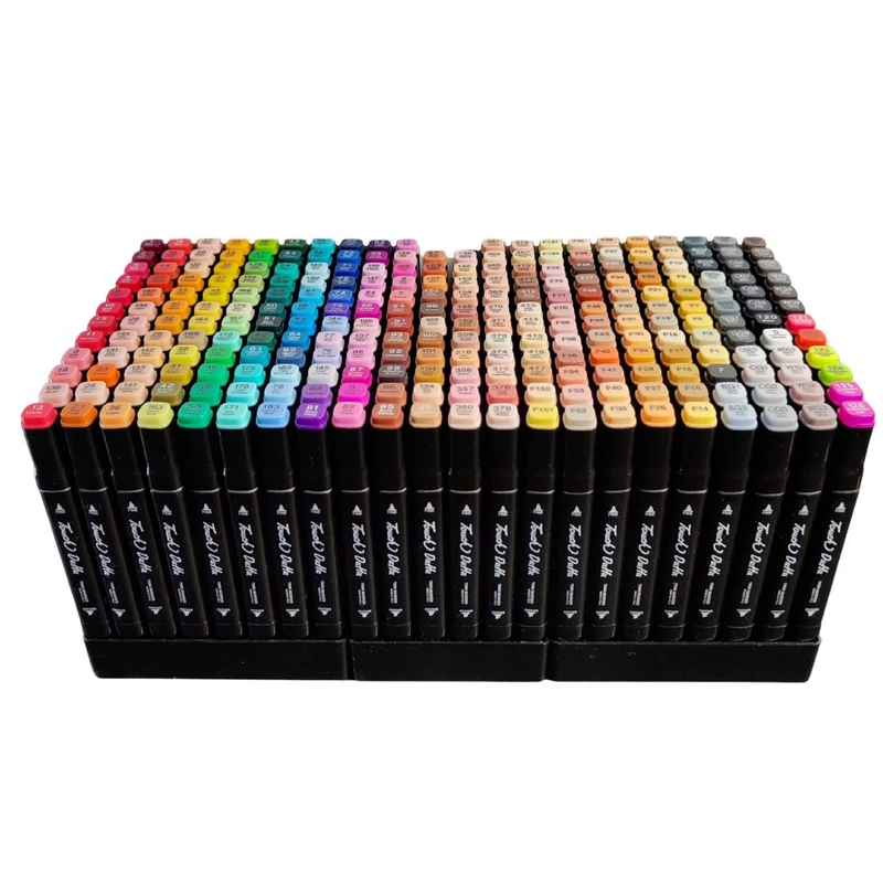 ماژیک راندو تاچ دوهو مدل براش به همراه استند بسته 262 عددی