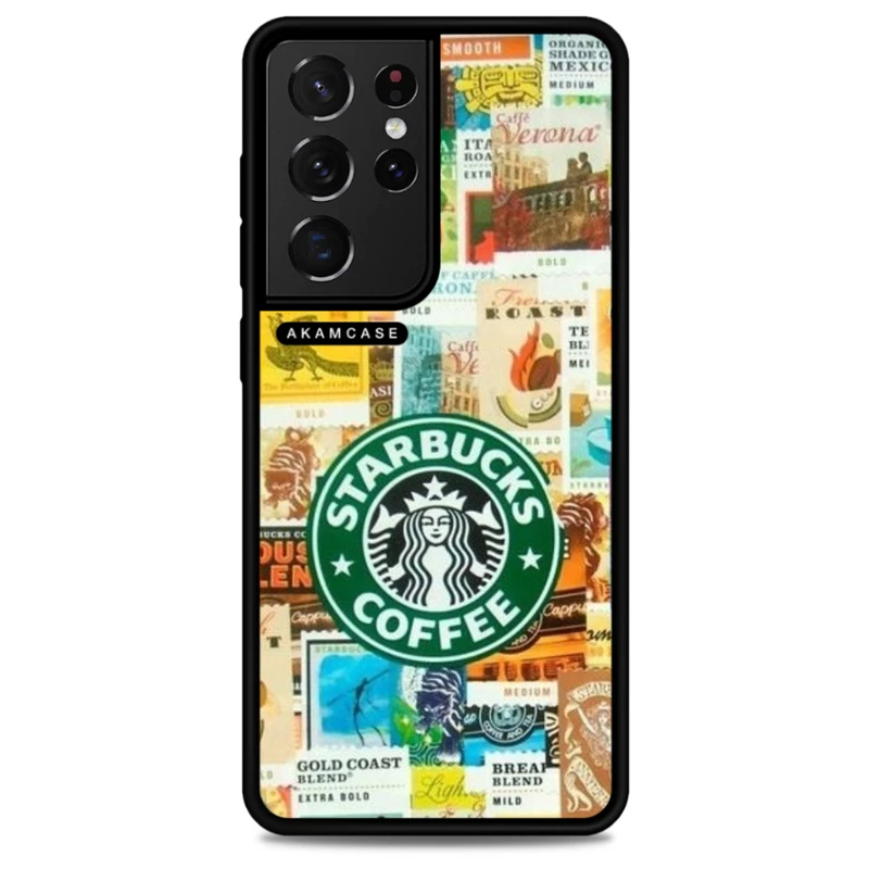 کاور آکام مدل AMC-WSGS21U-STARBUCKS-30 مناسب برای گوشی موبایل سامسونگ Galaxy S21 Ultra