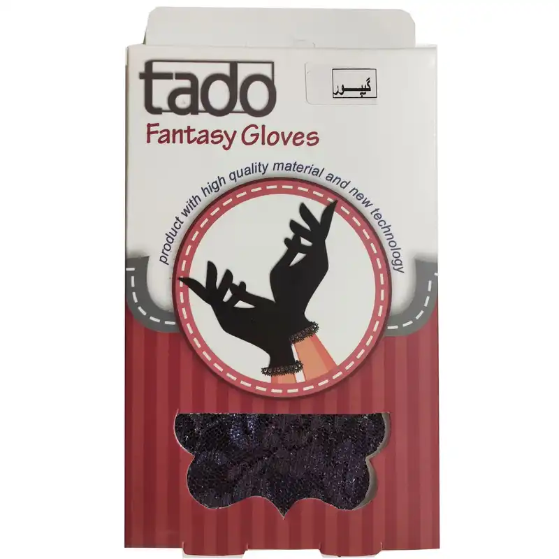 دستکش زنانه تادو طرح گیپور مدل D109