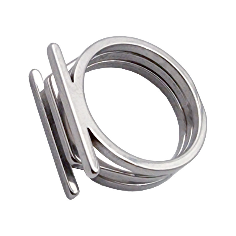 انگشتر زنانه مدل سه خط كد RNG26SV انگشتر زنانه مدل سه خط كد RNG26SV