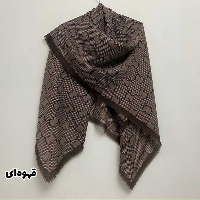 روسری زنانه مدل نخ پنبه دور ریش کد SIA8