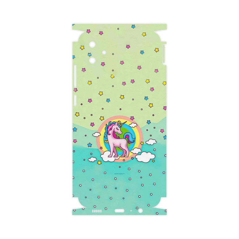 برچسب پوششی ماهوت مدل Rainbow unicorn adventure-FullSkin مناسب برای گوشی موبایل سامسونگ A04e