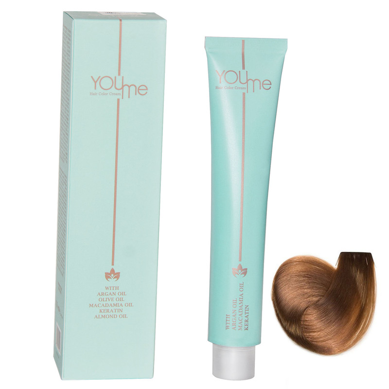 رنگ مو یومی شماره 7.52 حجم 100 میلی لیتر رنگ بلوند مرواریدی ماهگونی متوسط