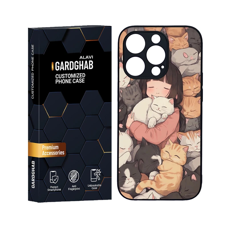 کاور گارد قاب علوی مدل دورژله ای فانتزی مناسب برای گوشی موبایل اپل iPhone 14 Pro