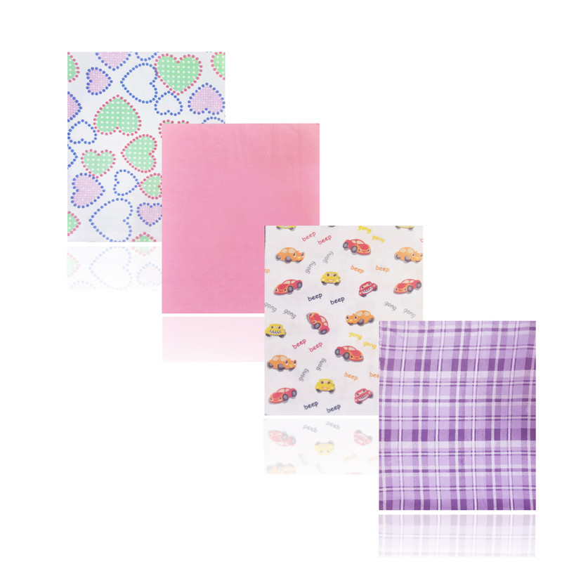 خشک کن کودک رینبو مدل GirlWashcloth بسته 4 عددی
