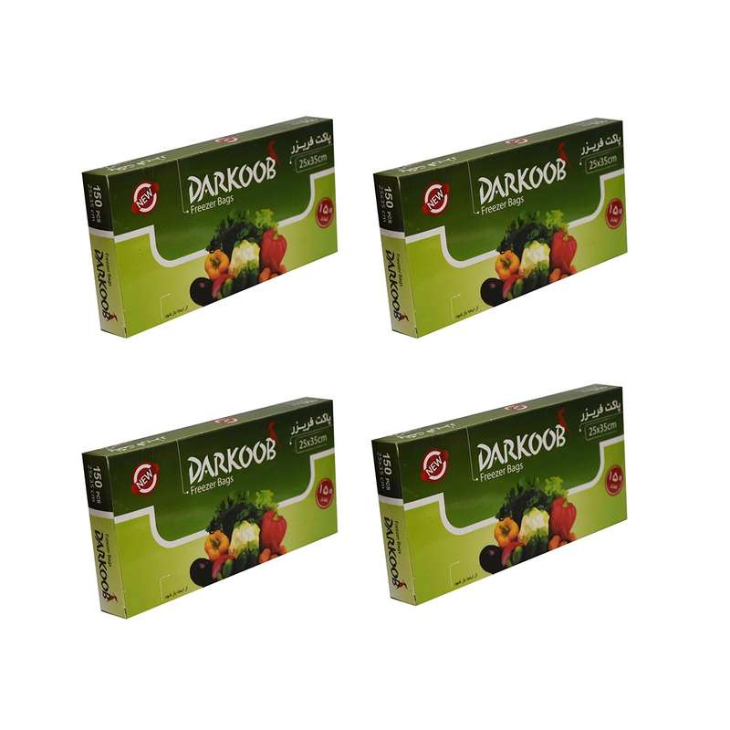 کیسه فریزر دارکوب مدل Four Pockets مجموعه 4 عددی