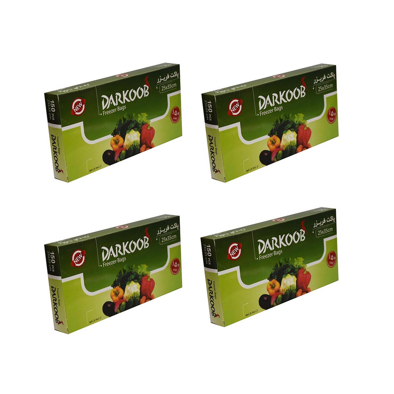 کیسه فریزر دارکوب مدل Four Pockets مجموعه 4 عددی