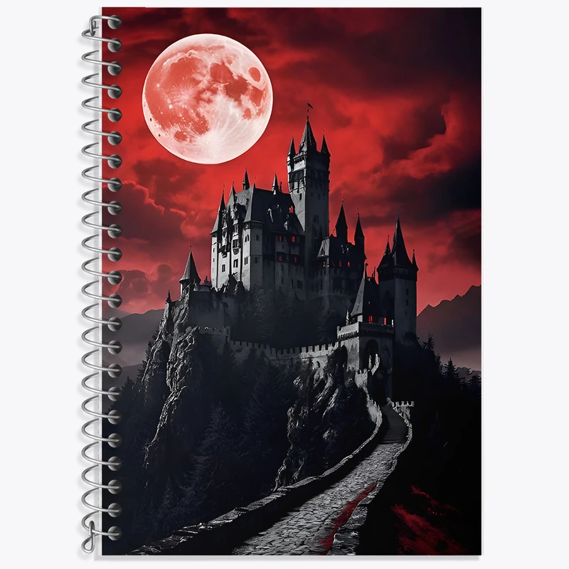 دفتر لغت 50 برگ خندالو طرح قلعه کد F8064