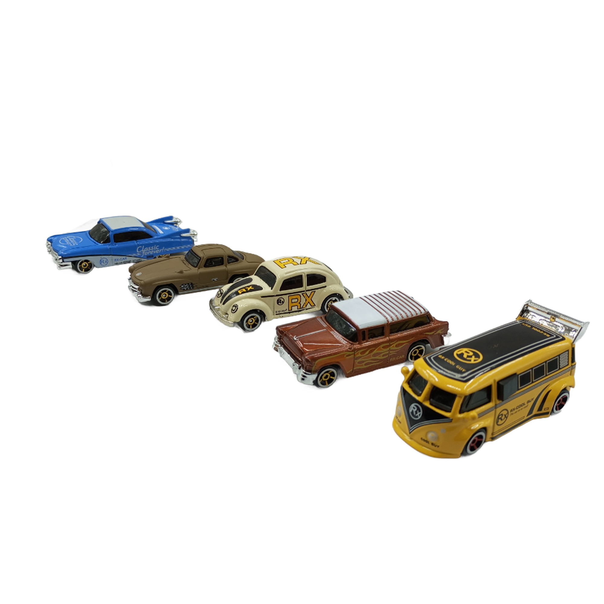 ماکت ماشین مدل کلاسیک کد 965 مجموعه 5 عددی